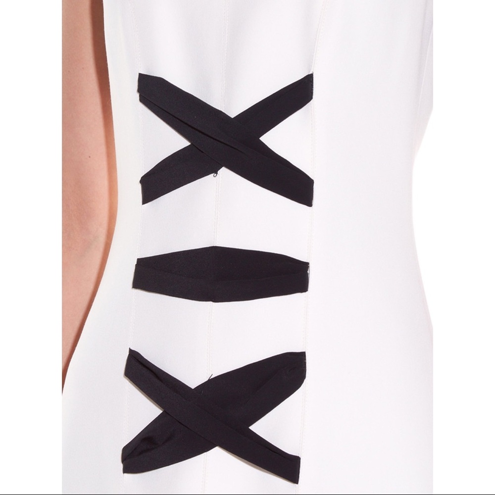 Balenciaga ribbon-detail crepe dress